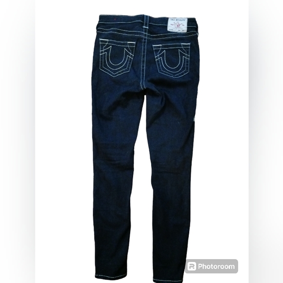 True Religion Halle mid rise super skinny jeans.  Size 28. - Picture 4 of 12